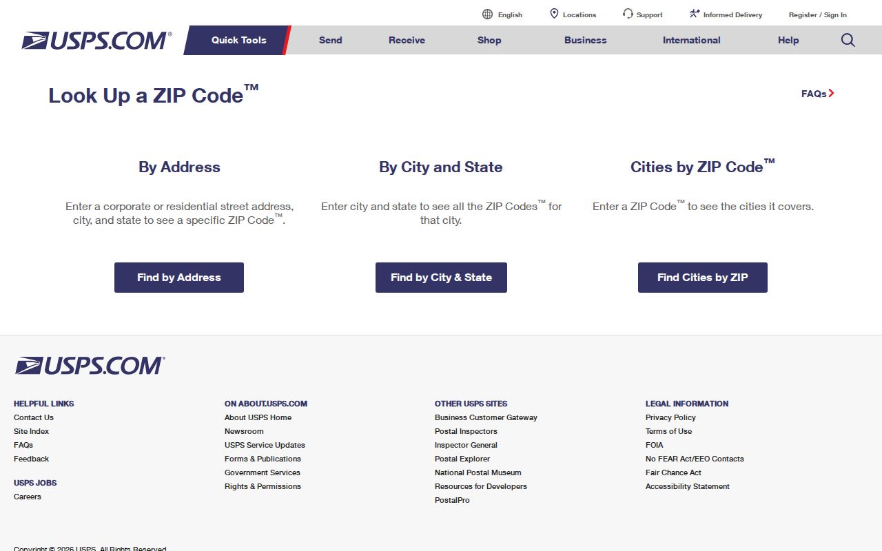 Lyon Township ZIP code directory USPS address lookup interface